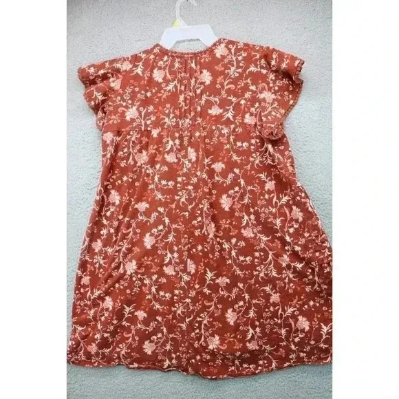 Knox Rose Women's Dress-Size Large-Boho-Bohemian Flowey Dress - Picture 7 of 7